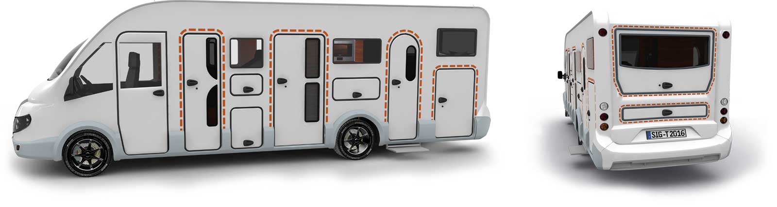 Top-quality, integrated fly screen solutions for RVs recreational vehicles, caravans and mobile homes